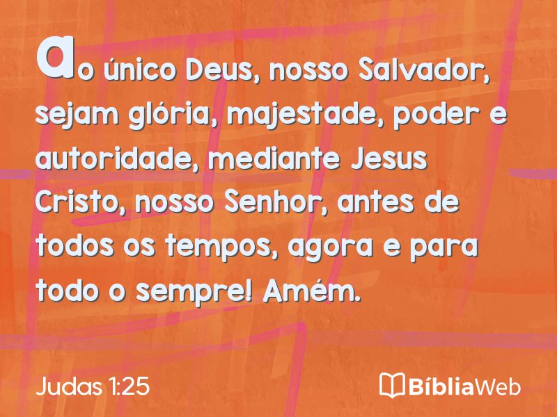 Judas 1:25 em imagem para compartilhar
