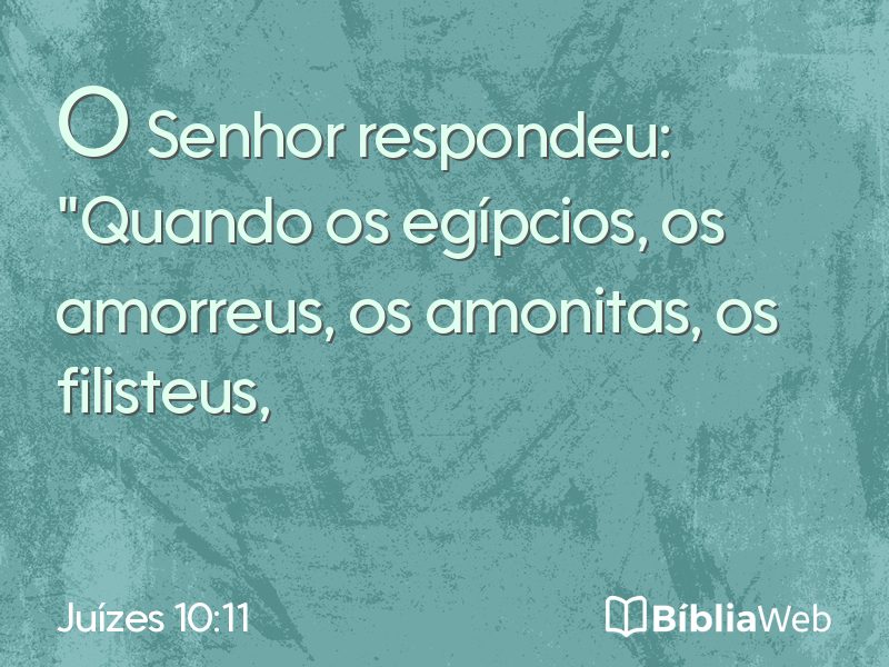 Juízes 10:11 em imagem para compartilhar
