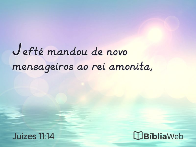 Juízes 11:14 em imagem para compartilhar
