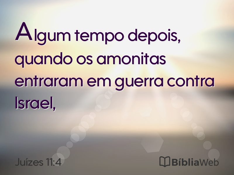 Juízes 11:4 em imagem para compartilhar