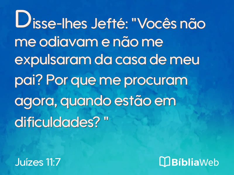 Juízes 11:7 em imagem para compartilhar