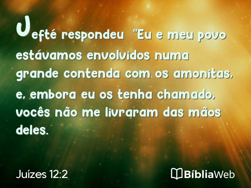 Juízes 12:2 em imagem para compartilhar