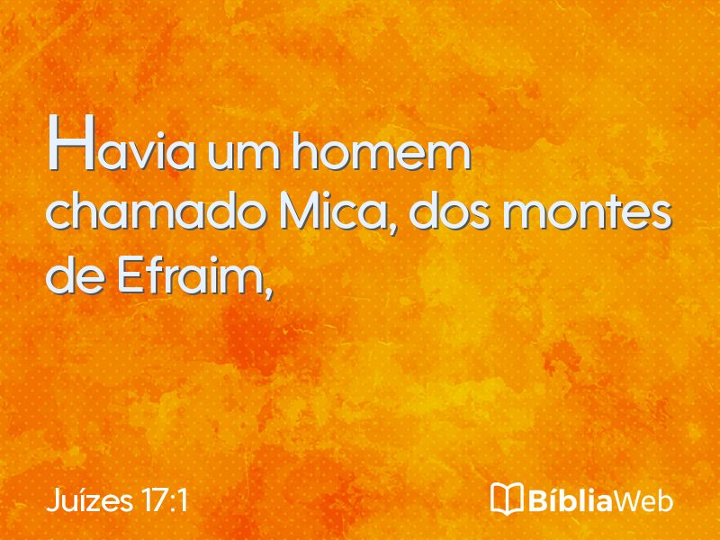Juízes 17:1 em imagem para compartilhar