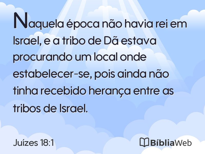 Juízes 18:1 em imagem para compartilhar
