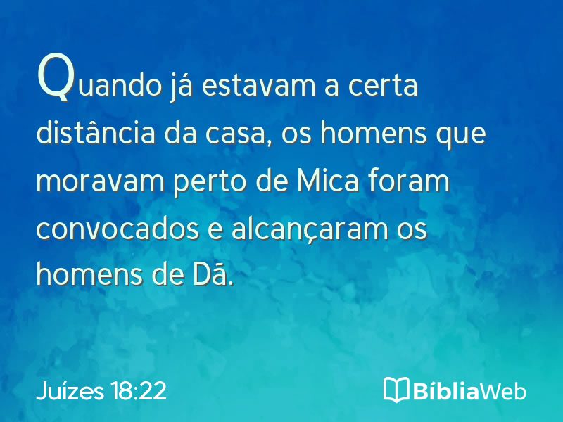 Juízes 18:22 em imagem para compartilhar