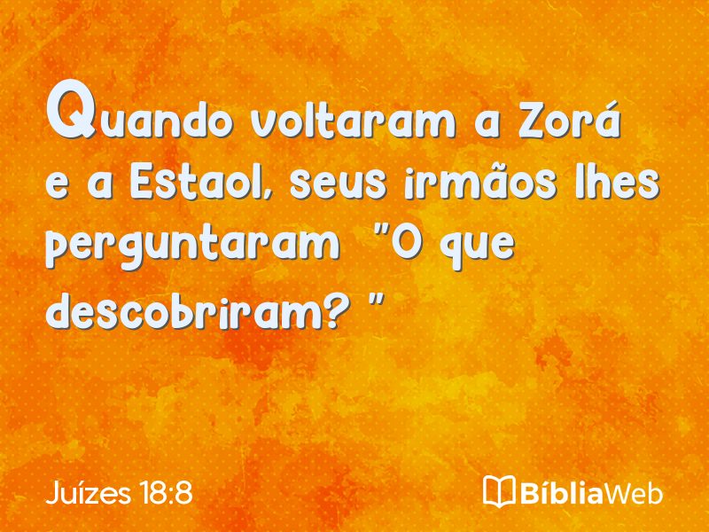 Juízes 18:8 em imagem para compartilhar
