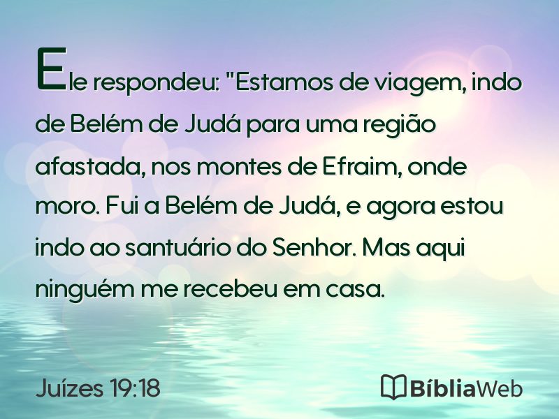 Juízes 19:18 em imagem para compartilhar