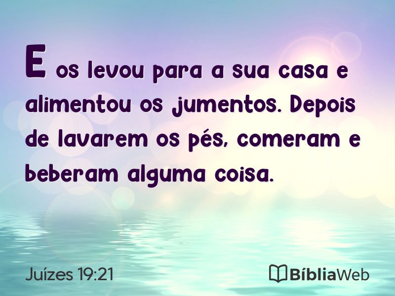 Juízes 19:21 em imagem para compartilhar