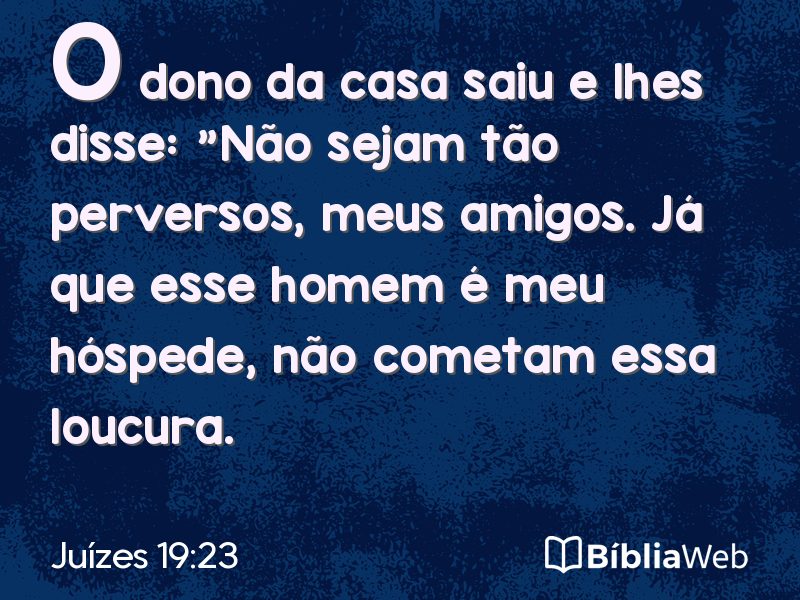 Juízes 19:23 em imagem para compartilhar