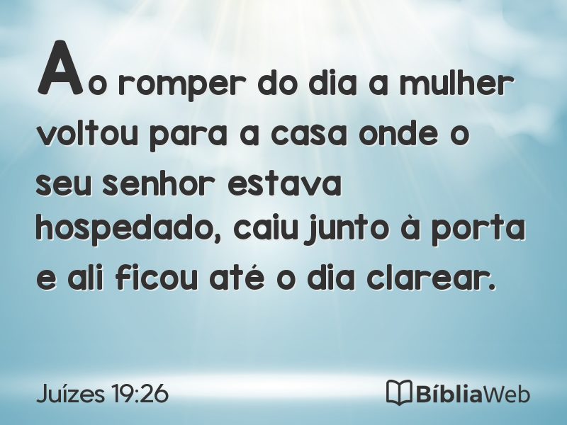 Juízes 19:26 em imagem para compartilhar