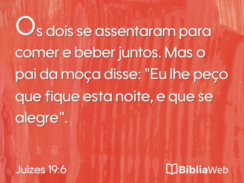 Juízes 19:6 em imagem para compartilhar