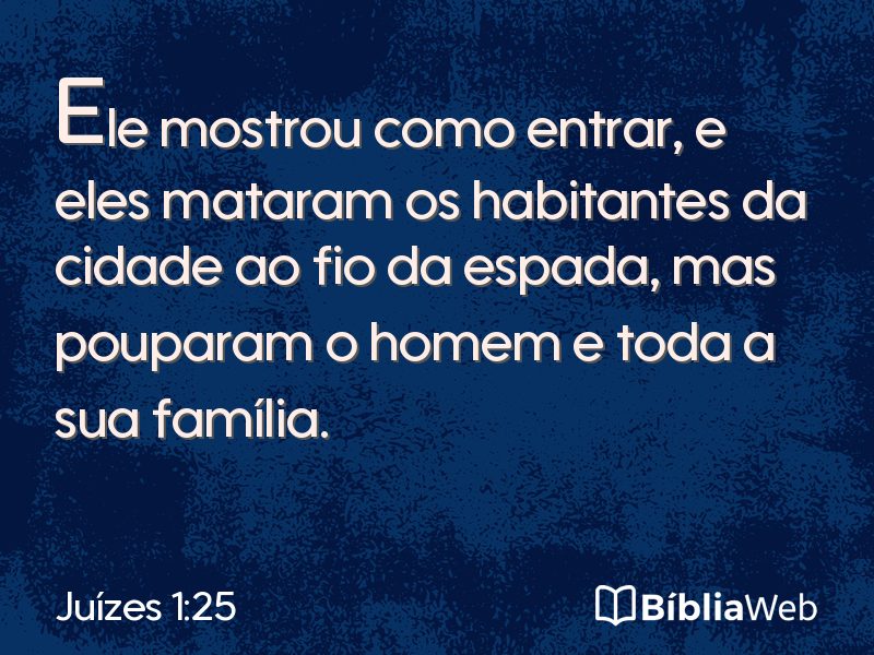 Juízes 1:25 em imagem para compartilhar