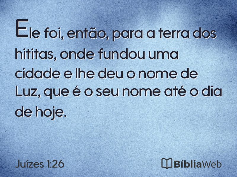 Juízes 1:26 em imagem para compartilhar