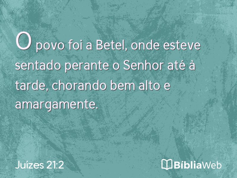 Juízes 21:2 em imagem para compartilhar