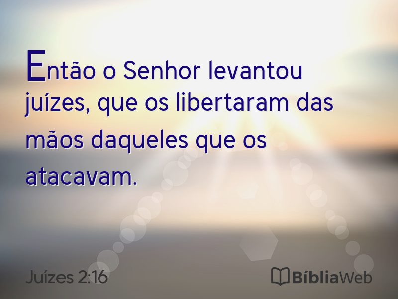 Juízes 2:16 em imagem para compartilhar
