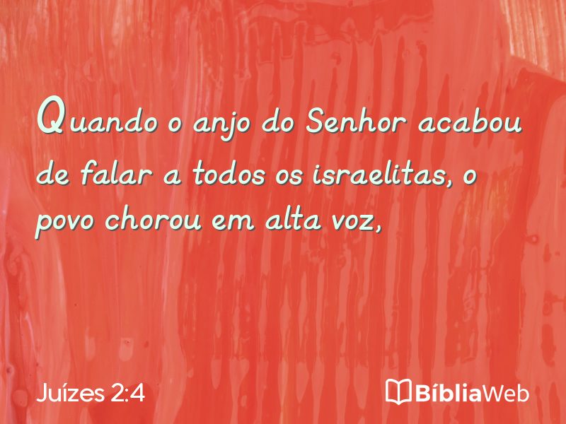 Juízes 2:4 em imagem para compartilhar