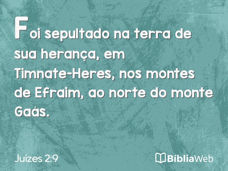 Juízes 2:9 em imagem para compartilhar