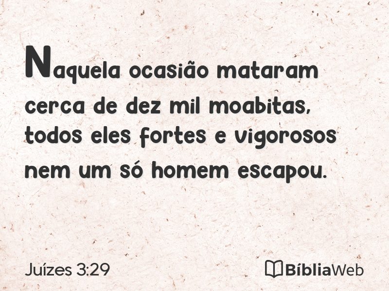 Juízes 3:29 em imagem para compartilhar