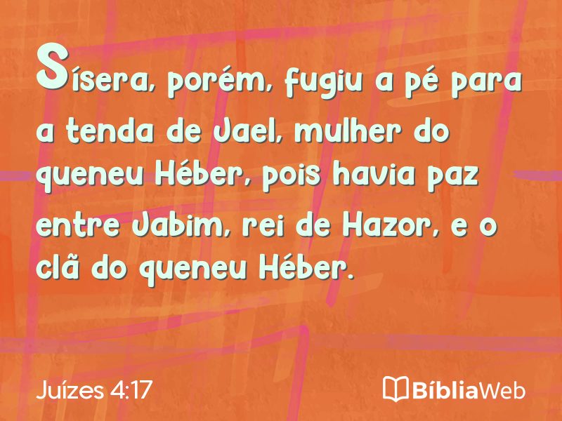 Juízes 4:17 em imagem para compartilhar