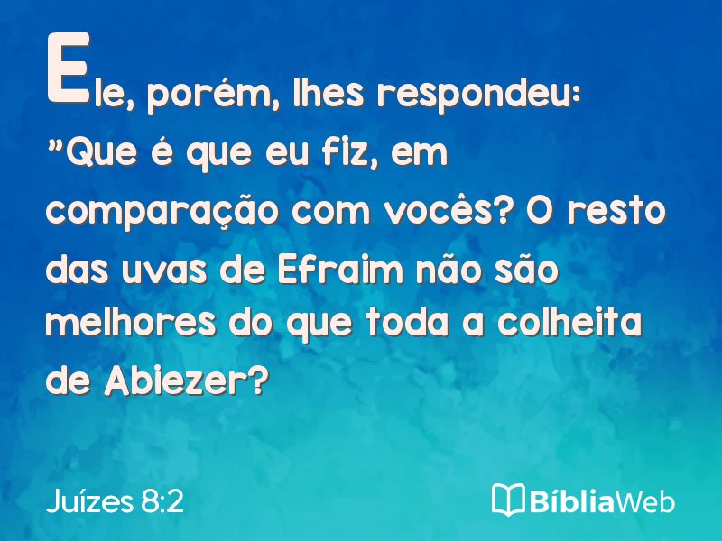 Juízes 8:2 em imagem para compartilhar