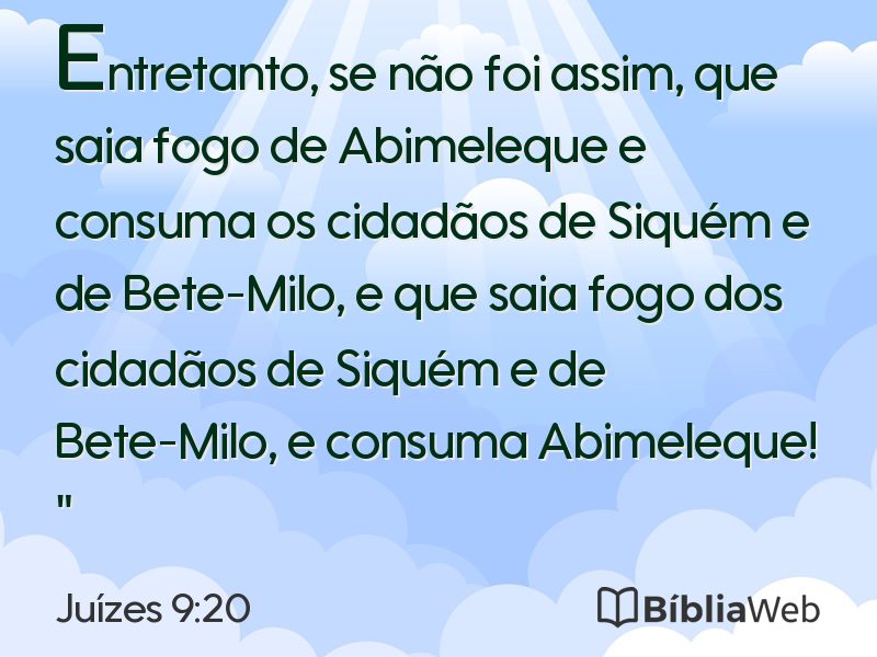 Juízes 9:20 em imagem para compartilhar