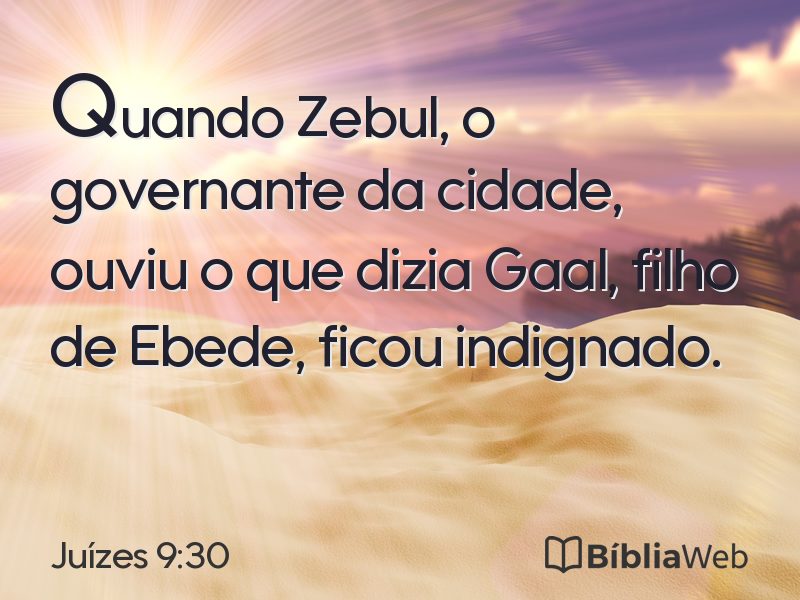 Juízes 9:30 em imagem para compartilhar