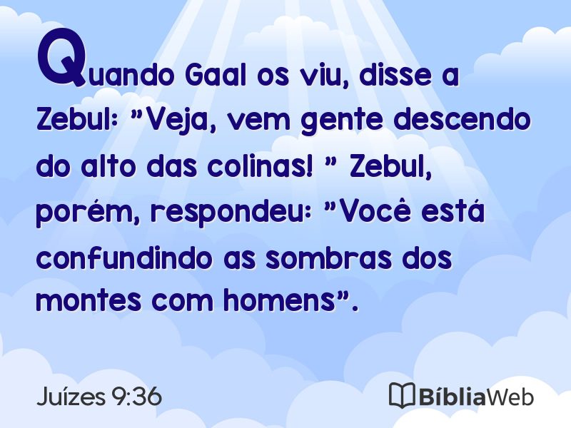 Juízes 9:36 em imagem para compartilhar