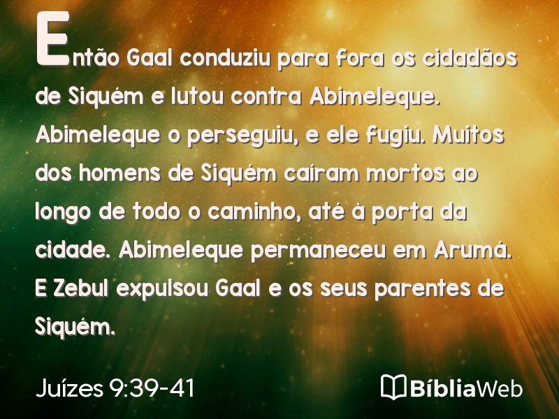 Juízes 9:39-41 em imagem para compartilhar