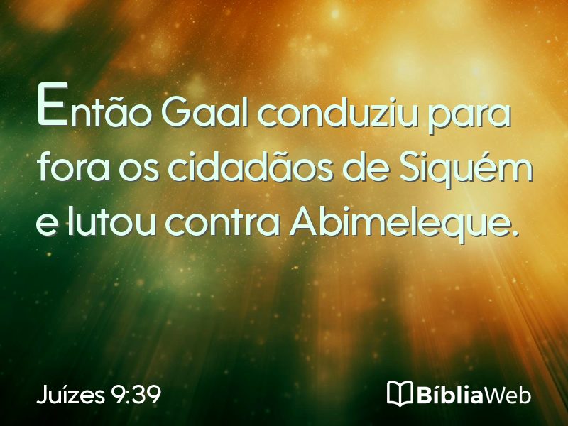 Juízes 9:39 em imagem para compartilhar