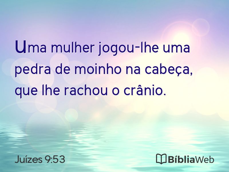 Juízes 9:53 em imagem para compartilhar