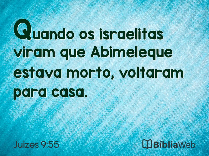Juízes 9:55 em imagem para compartilhar