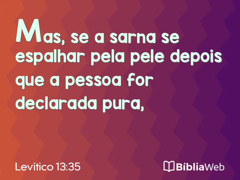 Levítico 13:35 em imagem para compartilhar