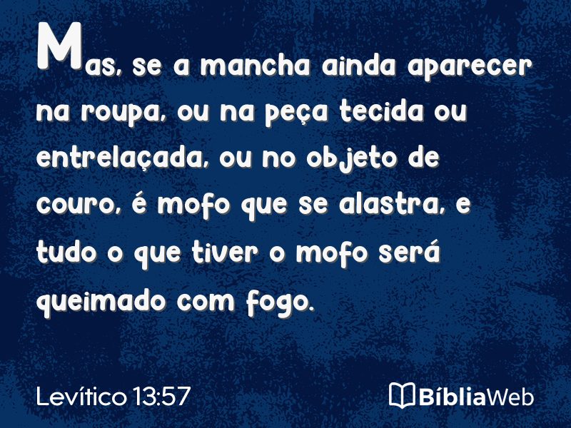 Levítico 13:57 em imagem para compartilhar