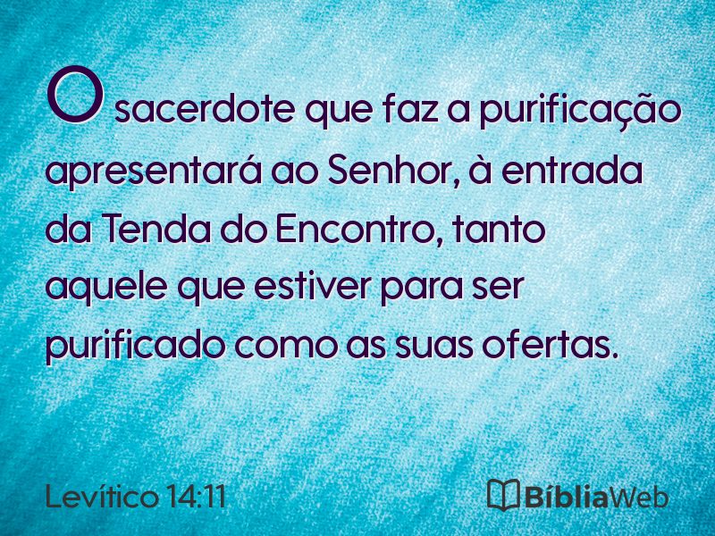 Levítico 14:11 em imagem para compartilhar