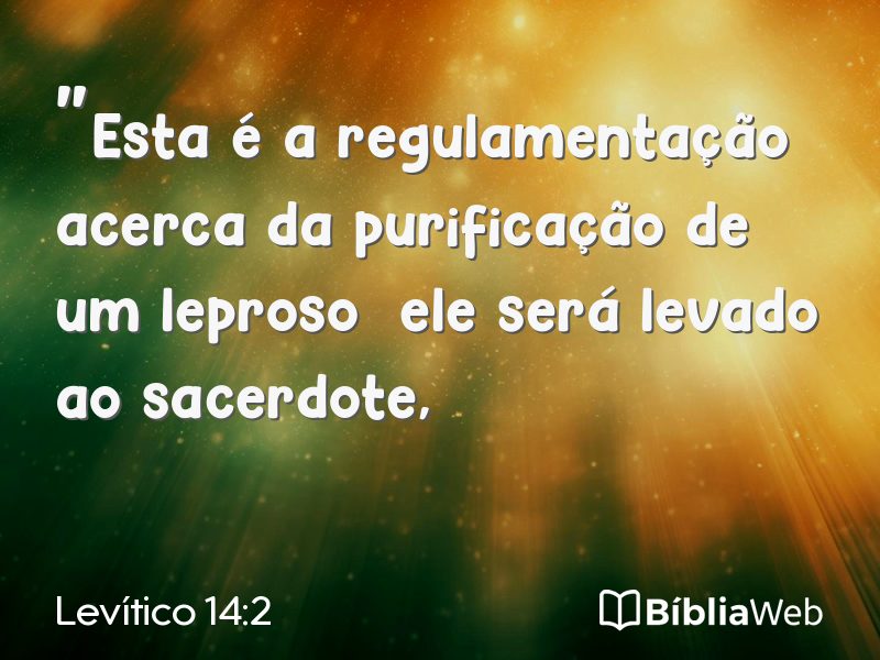 Levítico 14:2 em imagem para compartilhar
