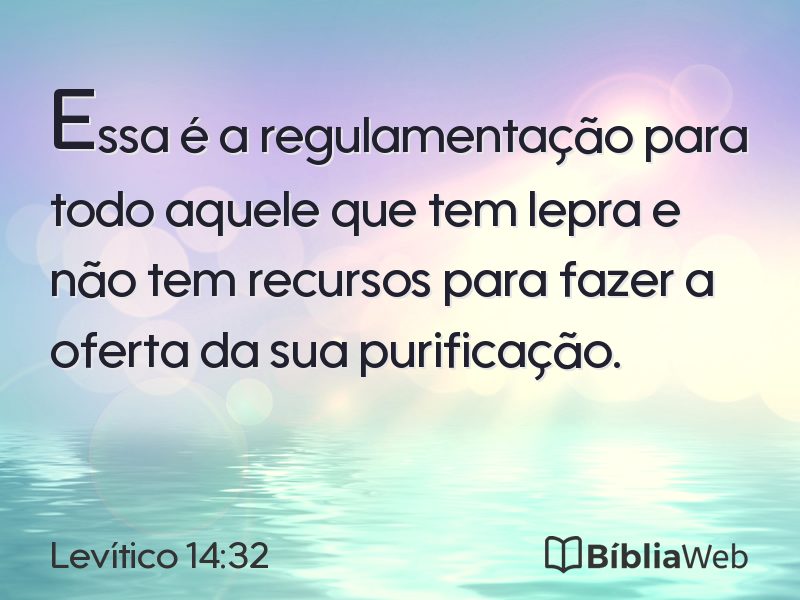Levítico 14:32 em imagem para compartilhar