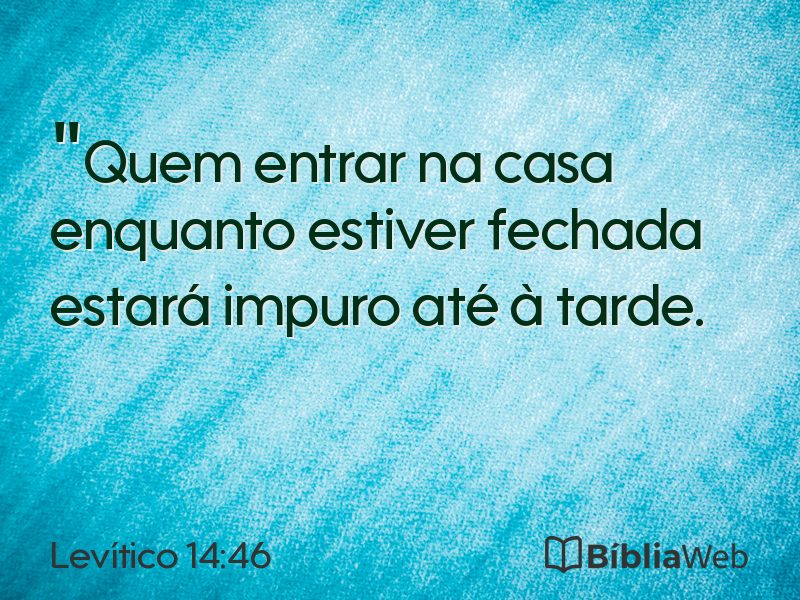 Levítico 14:46 em imagem para compartilhar