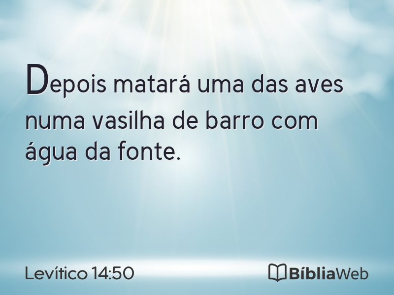 Levítico 14:50 em imagem para compartilhar