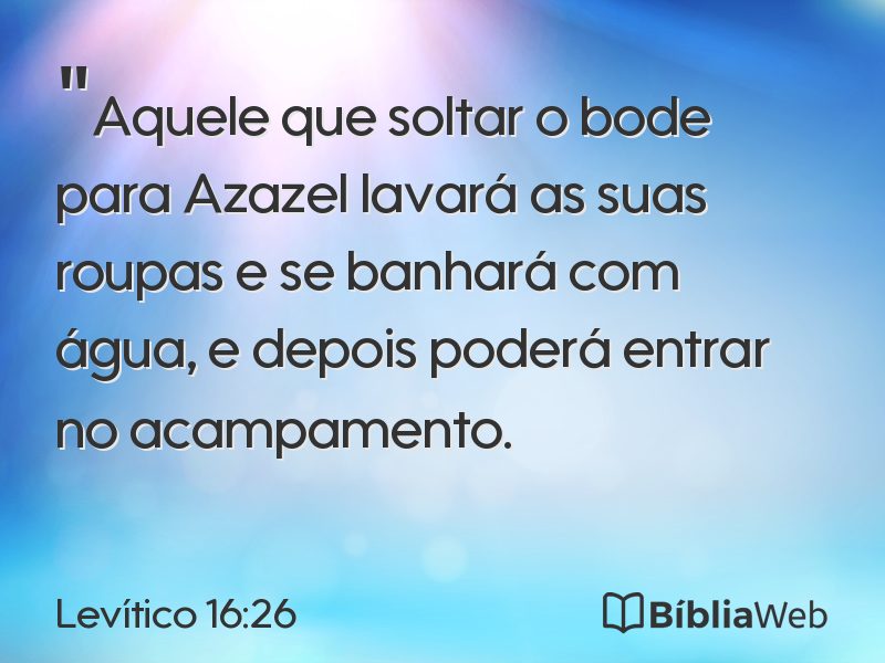 Levítico 16:26 em imagem para compartilhar