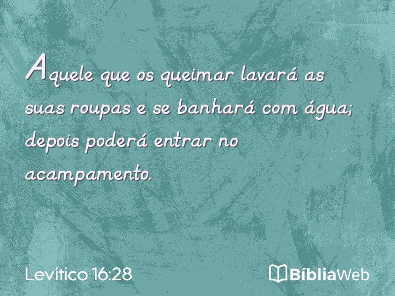Levítico 16:28 em imagem para compartilhar