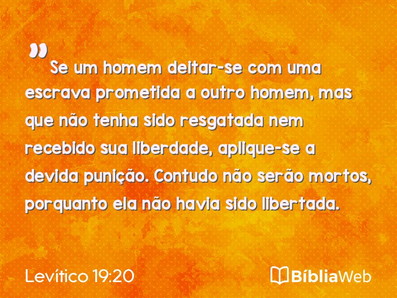 Levítico 19:20 em imagem para compartilhar