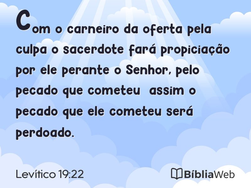 Levítico 19:22 em imagem para compartilhar