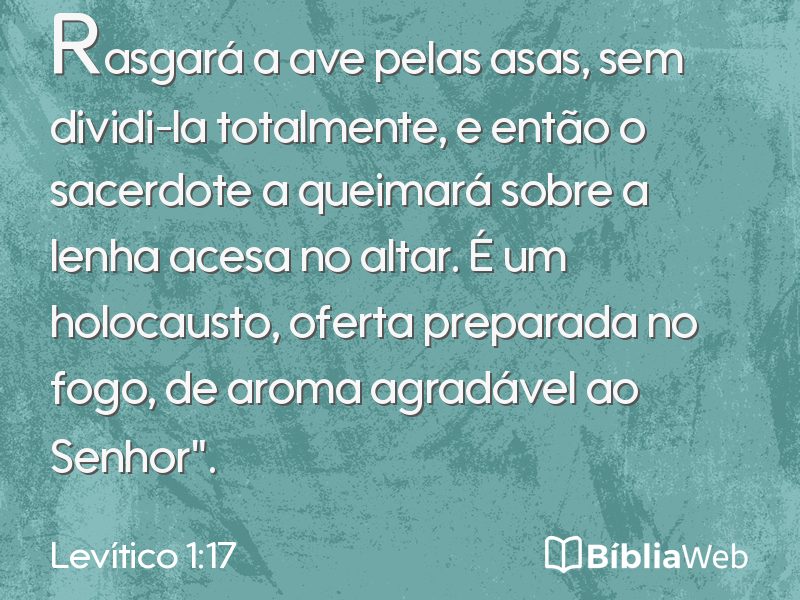 Levítico 1:17 em imagem para compartilhar