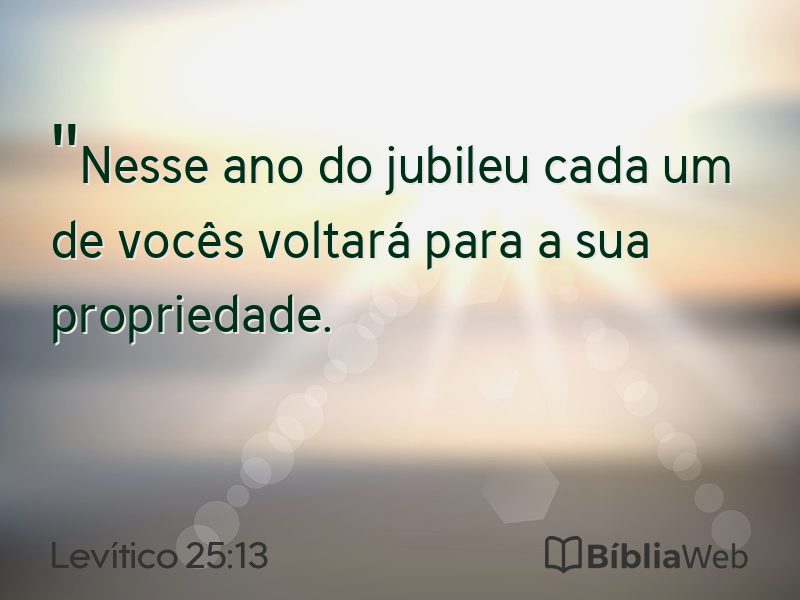 Levítico 25:13 em imagem para compartilhar
