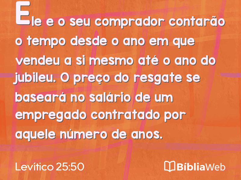 Levítico 25:50 em imagem para compartilhar