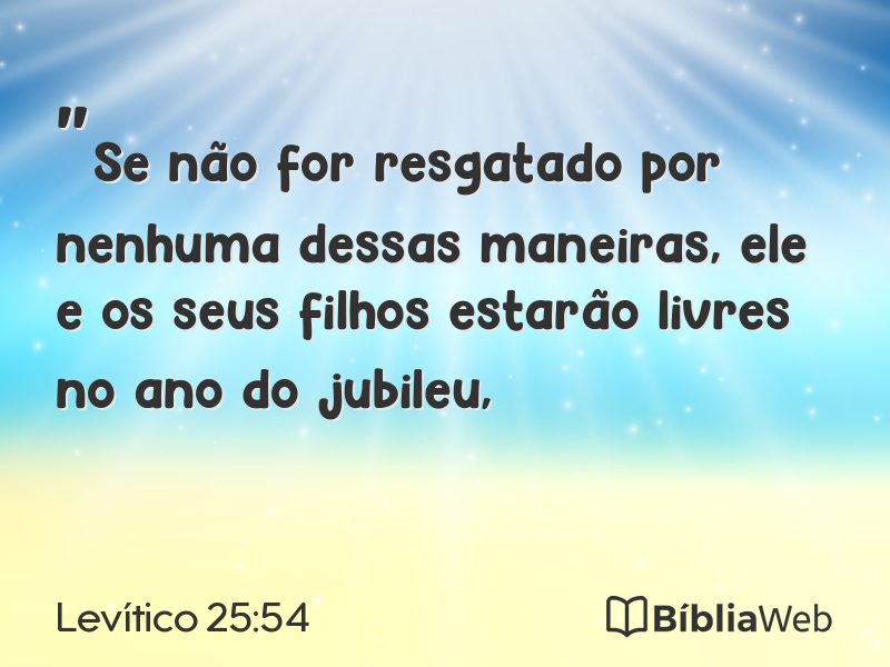 Levítico 25:54 em imagem para compartilhar