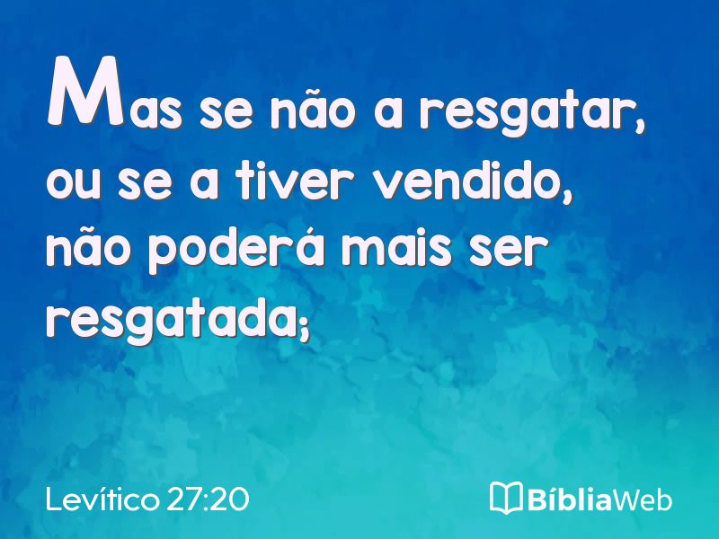 Levítico 27:20 em imagem para compartilhar