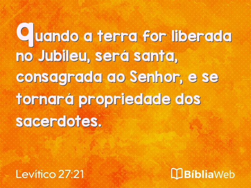 Levítico 27:21 em imagem para compartilhar