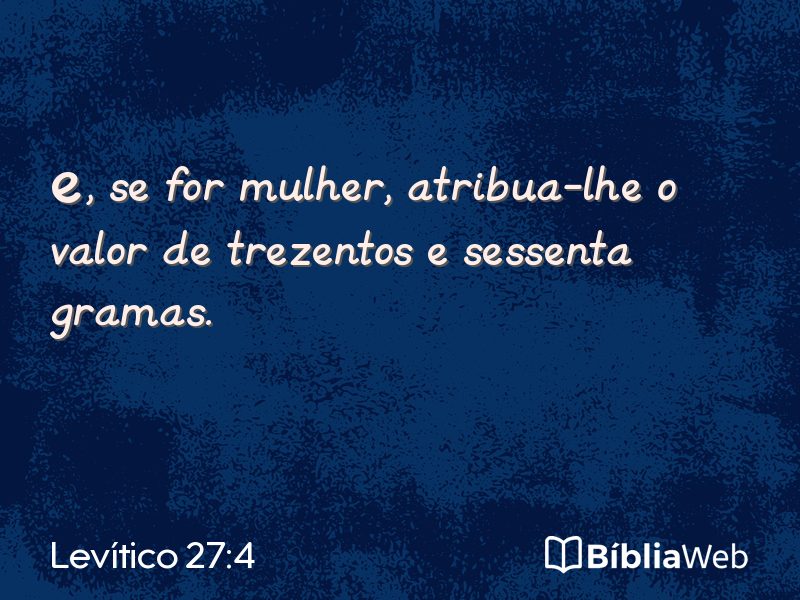 Levítico 27:4 em imagem para compartilhar