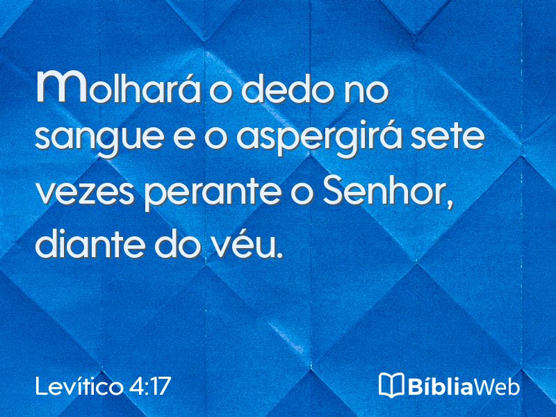 Levítico 4:17 em imagem para compartilhar